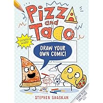 Pizza and Taco 全9巻セット comic book 英語　知育 Pizza and Taco: Draw Your Own Comic!: Stickers Inside! [An